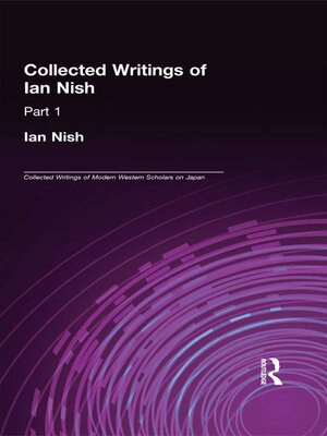 cover image of Ian Nish--Collected Writings